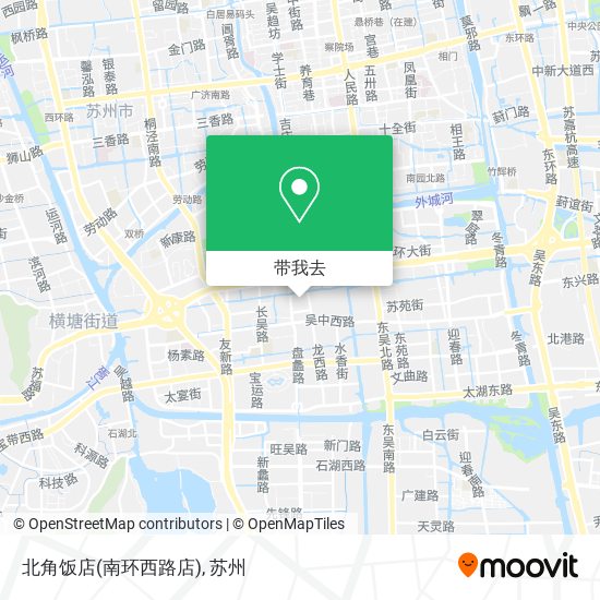 北角饭店(南环西路店)地图