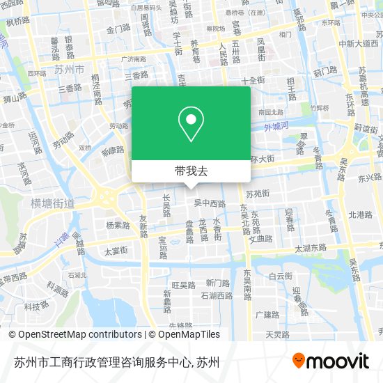 苏州市工商行政管理咨询服务中心地图