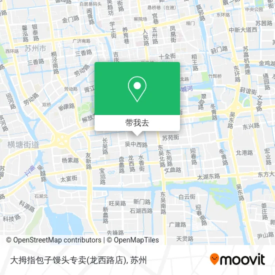 大拇指包子馒头专卖(龙西路店)地图