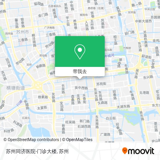 苏州同济医院-门诊大楼地图