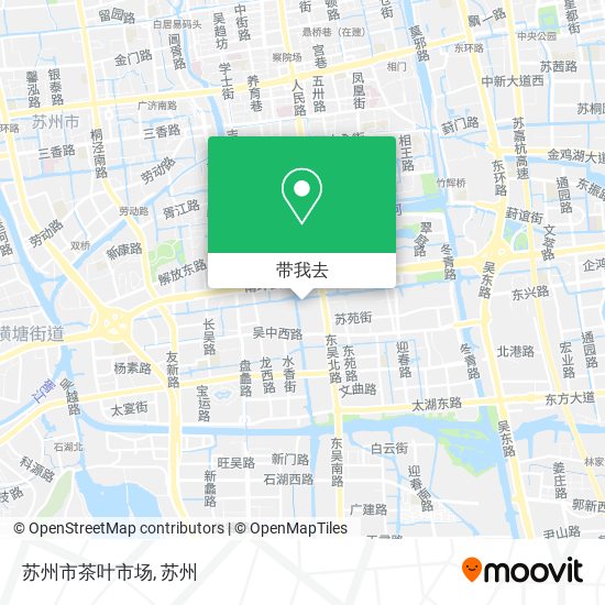苏州市茶叶市场地图