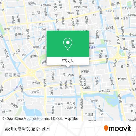 苏州同济医院-急诊地图
