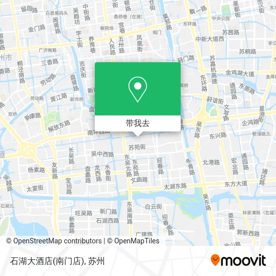 石湖大酒店(南门店)地图