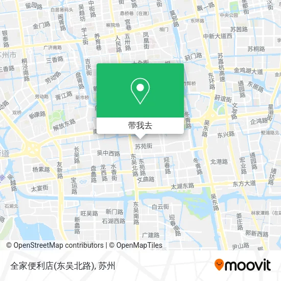 全家便利店(东吴北路)地图