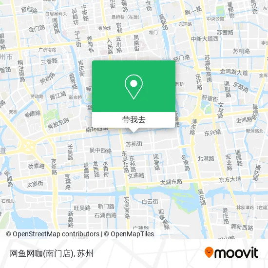 网鱼网咖(南门店)地图