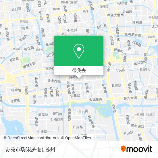 苏苑市场(花卉巷)地图