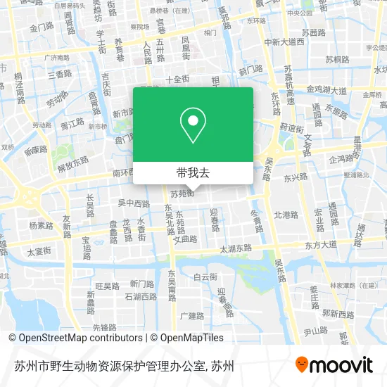苏州市野生动物资源保护管理办公室地图