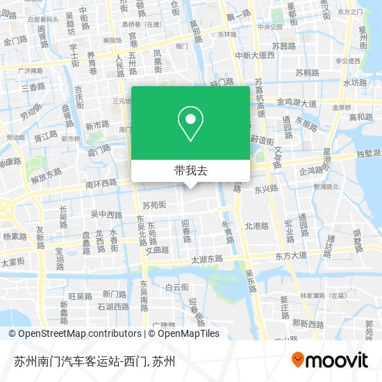 苏州南门汽车客运站-西门地图