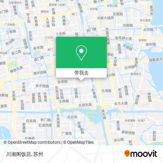 川湘阁饭店地图