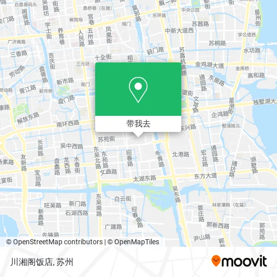 川湘阁饭店地图