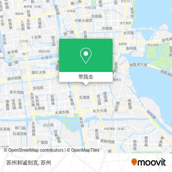 苏州和诚别克地图