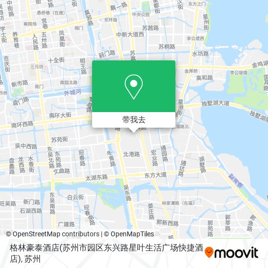 格林豪泰酒店(苏州市园区东兴路星叶生活广场快捷酒店)地图