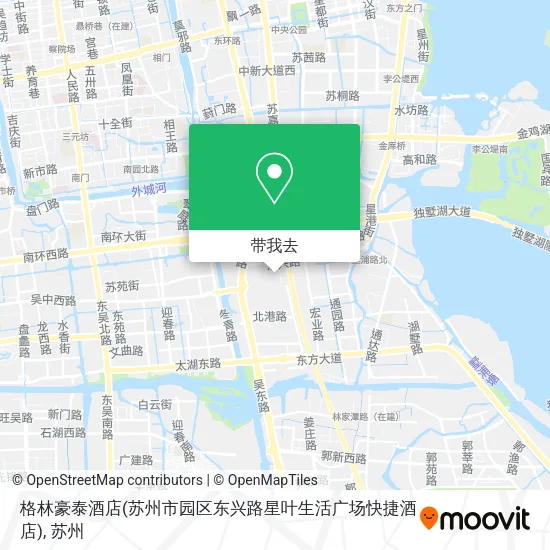 格林豪泰酒店(苏州市园区东兴路星叶生活广场快捷酒店)地图