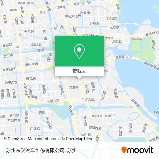 苏州东兴汽车维修有限公司地图
