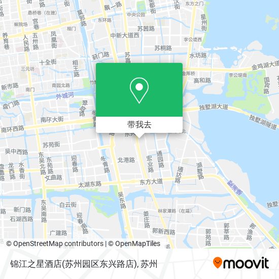 锦江之星酒店(苏州园区东兴路店)地图