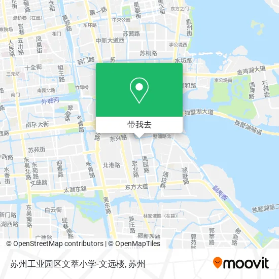 苏州工业园区文萃小学-文远楼地图