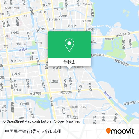 中国民生银行(娄葑支行)地图