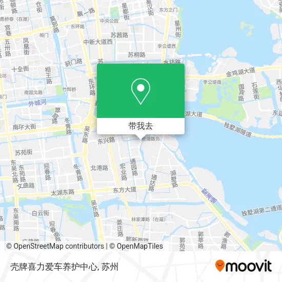 壳牌喜力爱车养护中心地图