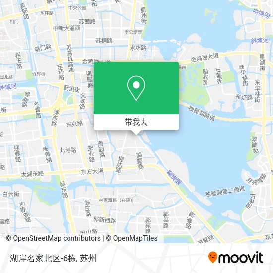 湖岸名家北区-6栋地图