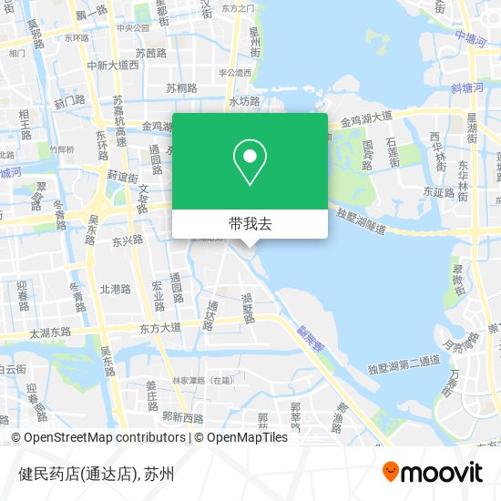 健民药店(通达店)地图