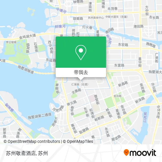 苏州敬斋酒店地图