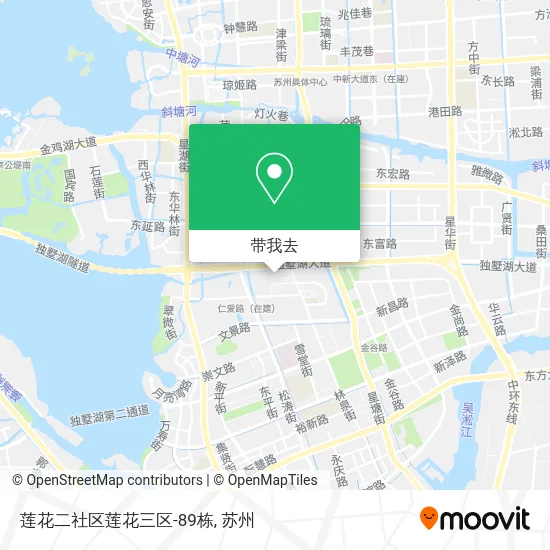 莲花二社区莲花三区-89栋地图