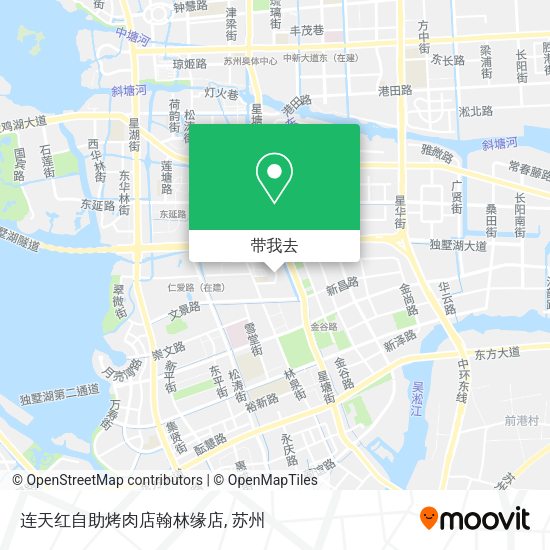 连天红自助烤肉店翰林缘店地图