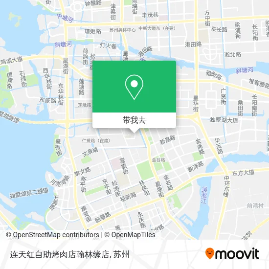 连天红自助烤肉店翰林缘店地图