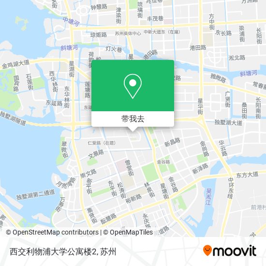 西交利物浦大学公寓楼2地图
