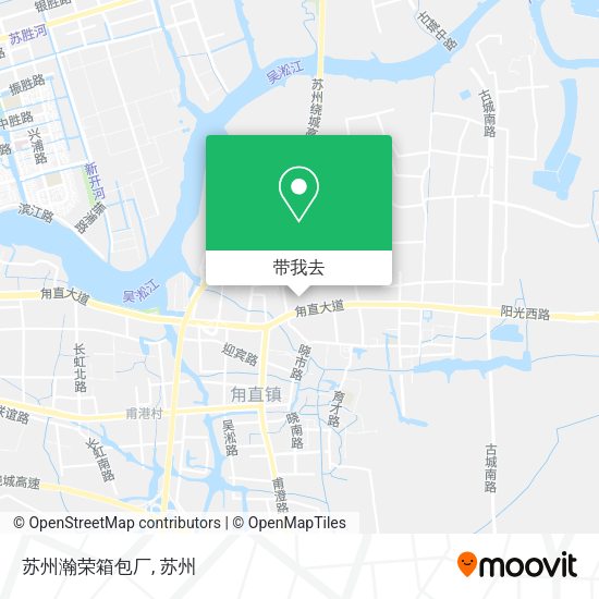 苏州瀚荣箱包厂地图