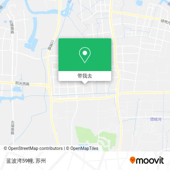 蓝波湾59幢地图