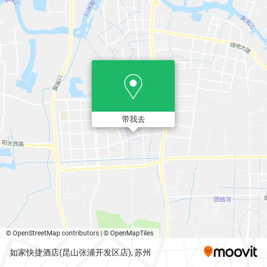如家快捷酒店(昆山张浦开发区店)地图
