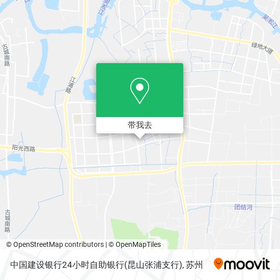 中国建设银行24小时自助银行(昆山张浦支行)地图