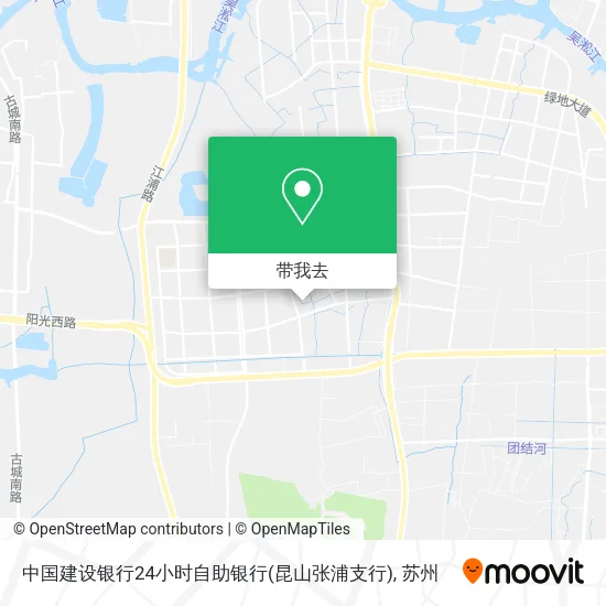 中国建设银行24小时自助银行(昆山张浦支行)地图
