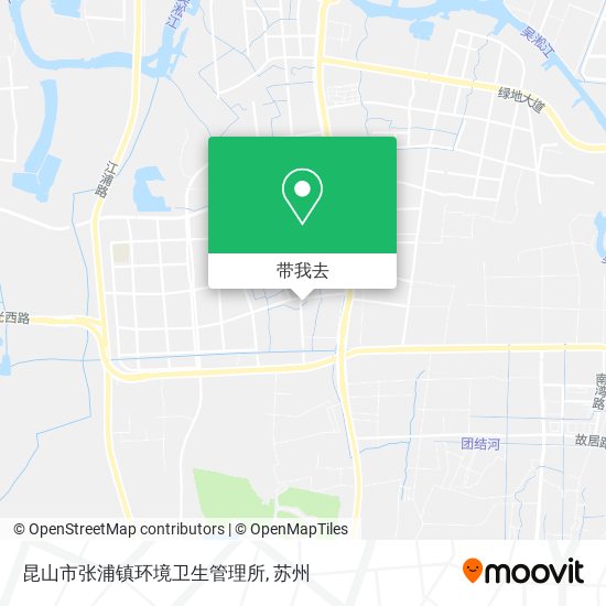 昆山市张浦镇环境卫生管理所地图