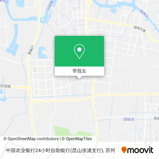 中国农业银行24小时自助银行(昆山张浦支行)地图