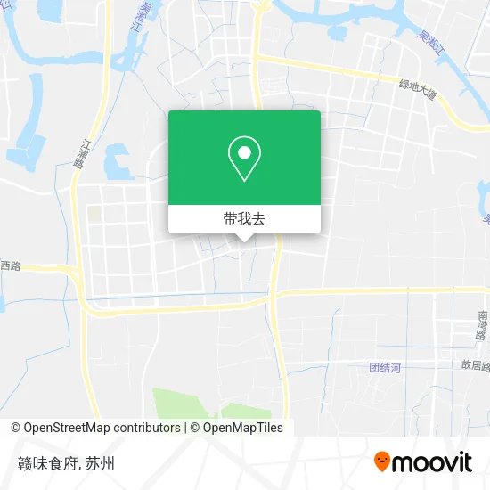 赣味食府地图