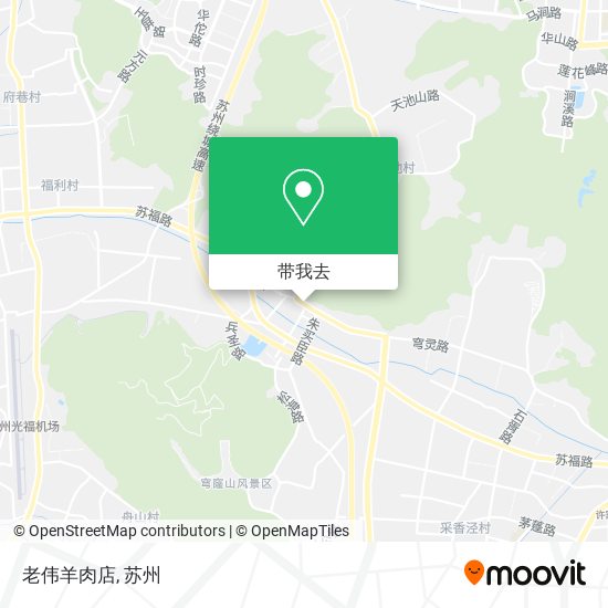 老伟羊肉店地图
