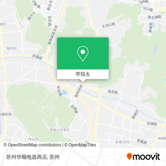 苏州华顺电器商店地图