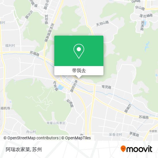 阿瑞农家菜地图