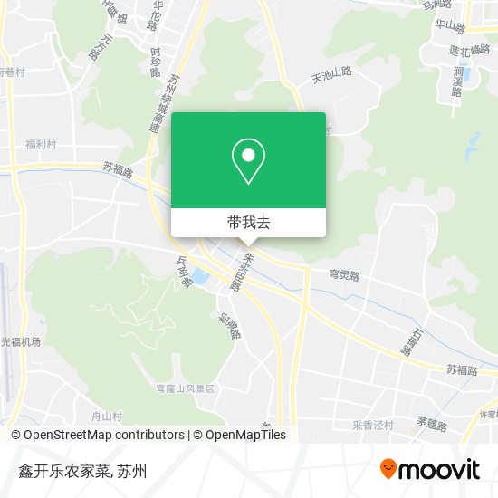 鑫开乐农家菜地图