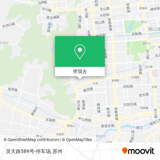灵天路589号-停车场地图