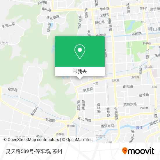 灵天路589号-停车场地图