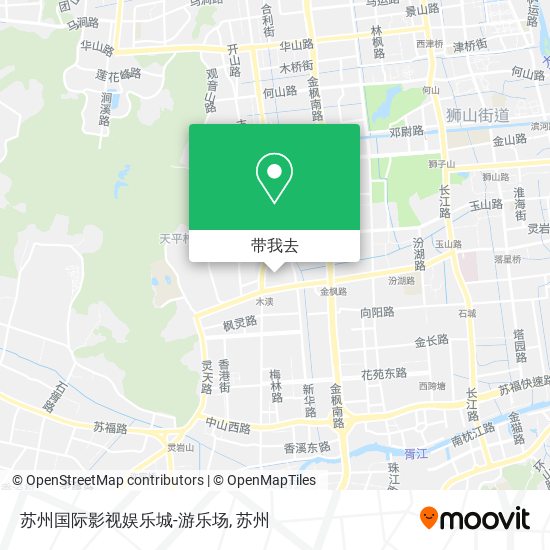 苏州国际影视娱乐城-游乐场地图