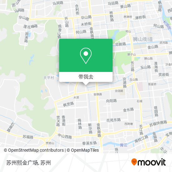 苏州熙金广场地图