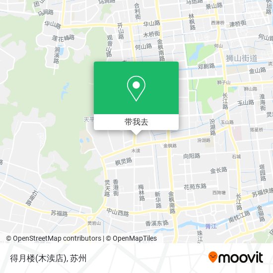 得月楼(木渎店)地图