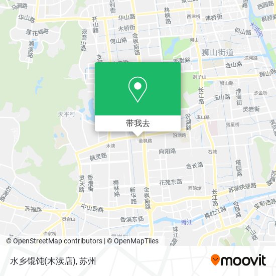 水乡馄饨(木渎店)地图