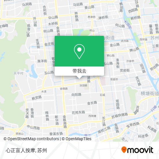 心正盲人按摩地图
