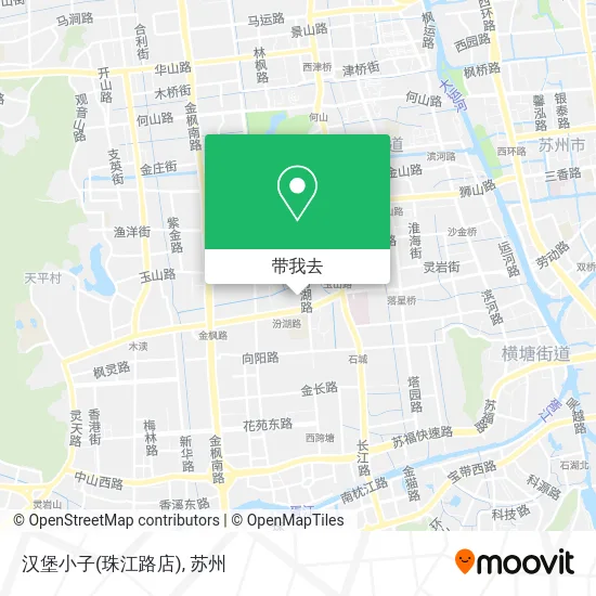 汉堡小子(珠江路店)地图