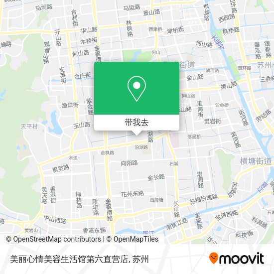 美丽心情美容生活馆第六直营店地图